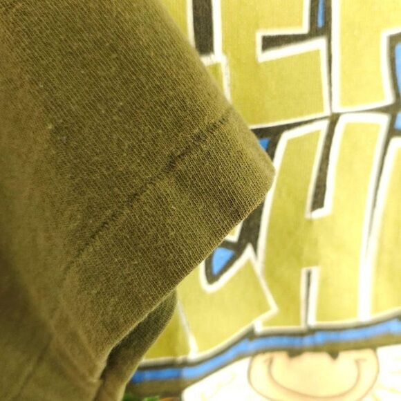 Bear Sleeping T Shirt Mens Size XL Vintage 90s Lean Mean Sleeping Machine - Picture 5 of 8